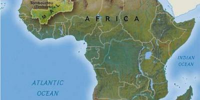 Malyje vakarų afrikos žemėlapis